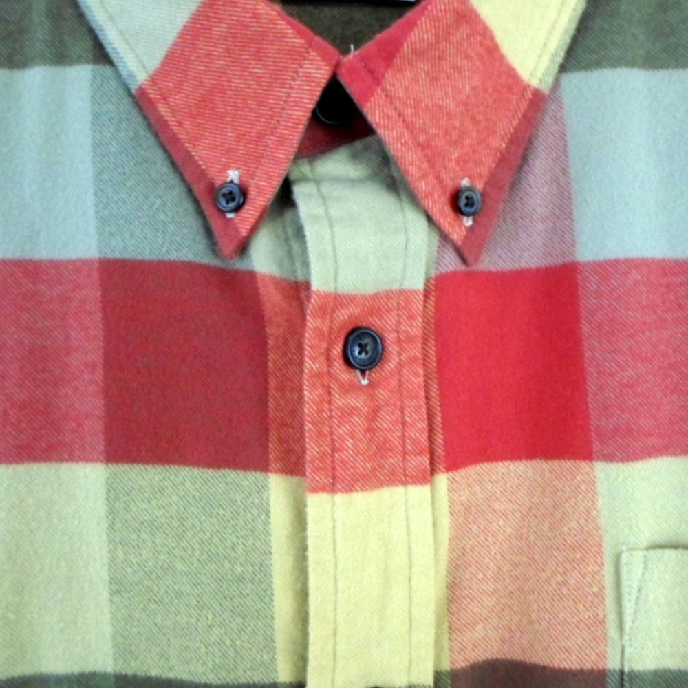 ORVIS Flannel Button Down Buffalo Plaid Check Long Sleeve Shirt - Picture 2 of 7